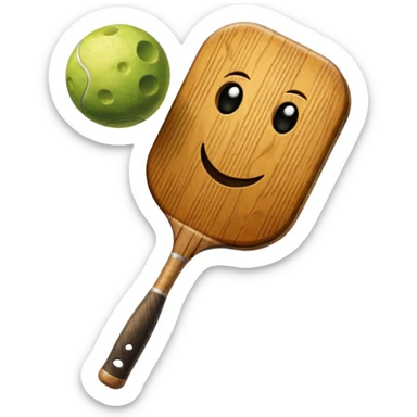 pickle ball paddle sticker