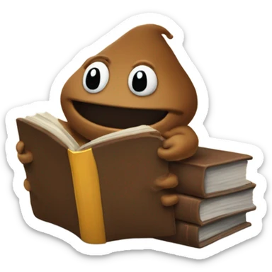 A Goomba with a book  sticker