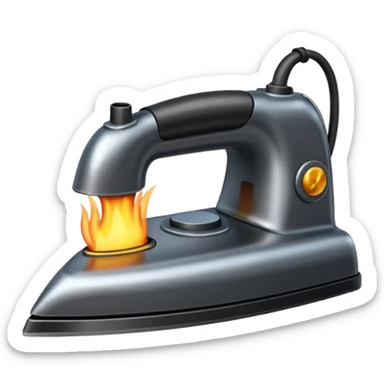 ferro de passar roupa sticker