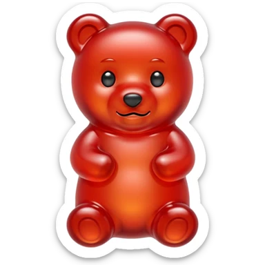 A gummy bear sticker