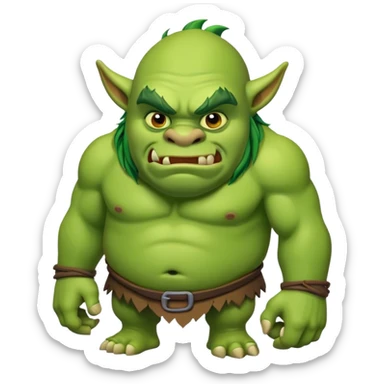 An ogre sticker