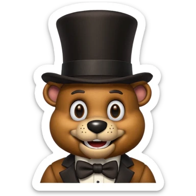 Freddy fazbear sticker