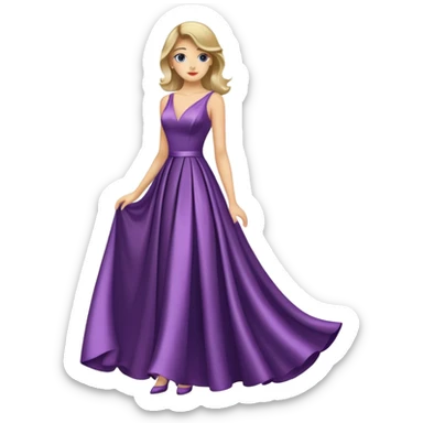 Prom dress sticker