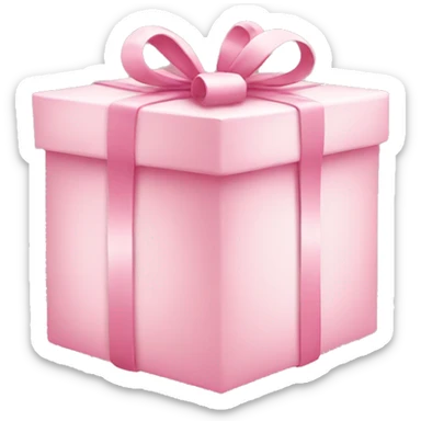 light pink Gift sticker