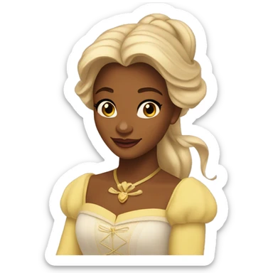 beauty and the beast belle sticker