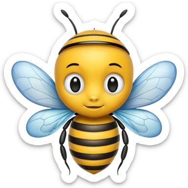 painter bee sticker