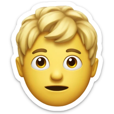 Emoji that looks weirded out sticker