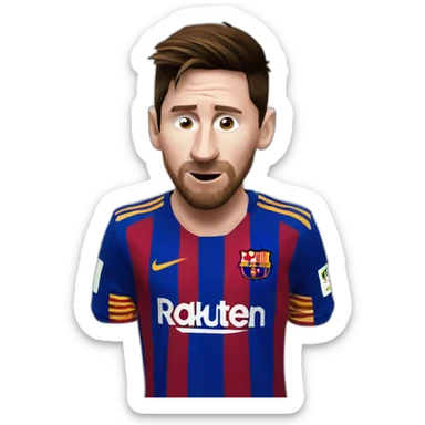 Messi Dab sticker