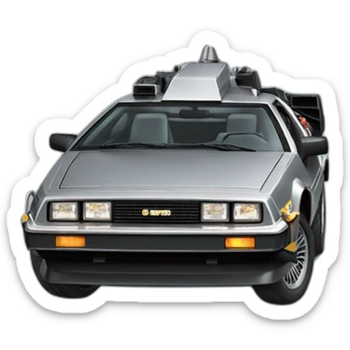 back to the future sticker