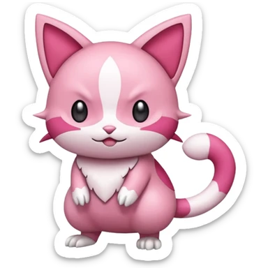 Skitty-Gorebyss-Pokémon (full body) sticker