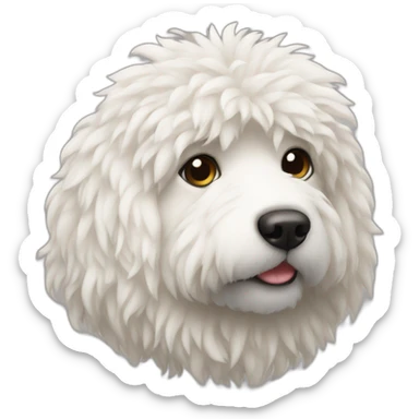 Bishon frize sticker