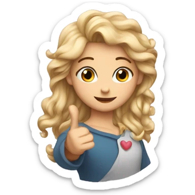 A heart say "I love you manon" sticker