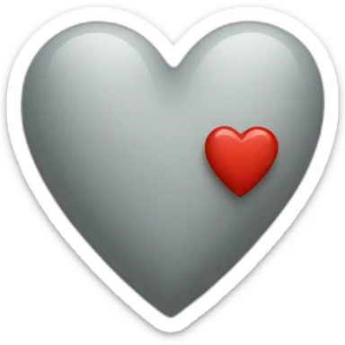 heart with letter v in the middle sticker