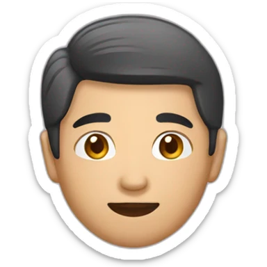 American asian people sticker