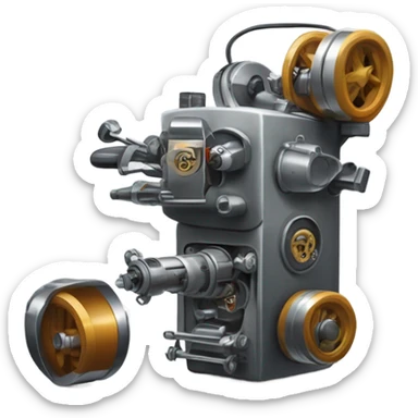 Maquina de tatuar sticker