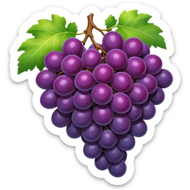 dark grapes sticker