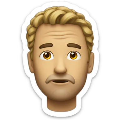 emojis deep thought, interest sticker