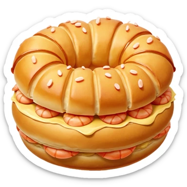 Un choux à la crevette sticker