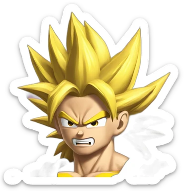 supersaiyajin sticker