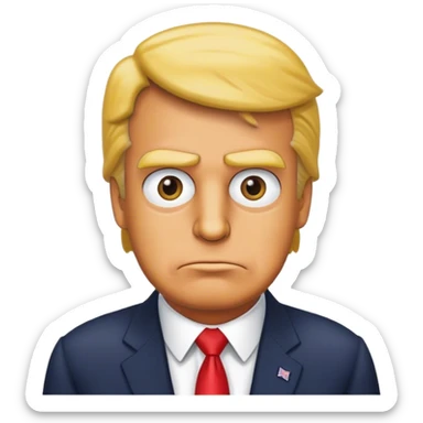 Simpson trump sticker