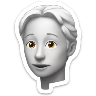 Personne avec un grand nez sticker