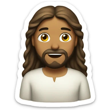 Jesús in christmas sticker