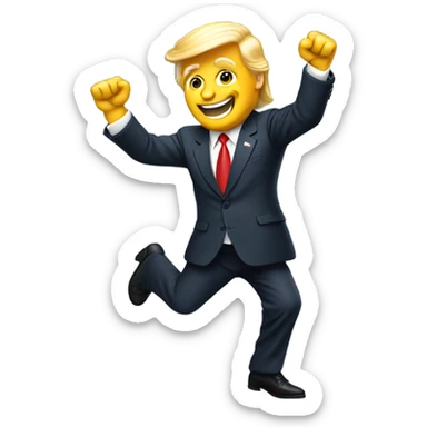 Trump dancing sticker