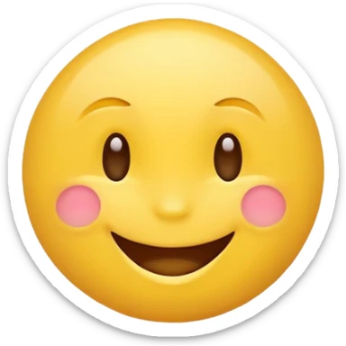 Winking emoji sticker