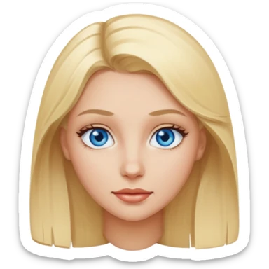 Flash women blonde sticker