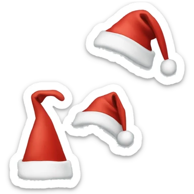 Santa's Christmas Hat sticker