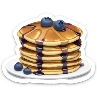Blueberry pancakes  sticker