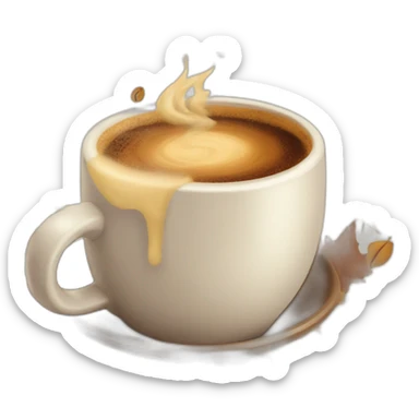 autumn coffe and film sticker