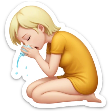 Vomiting  sticker