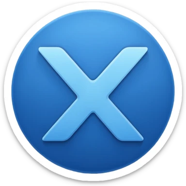 Dark blue checkmark for social media. sticker