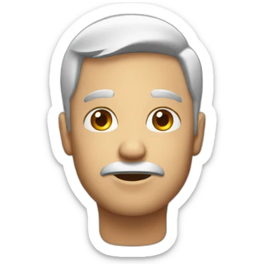 man asking face sticker