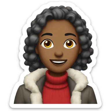 Joanna at Christmas sticker