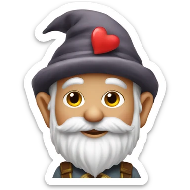 St Valentine's Gnome sticker