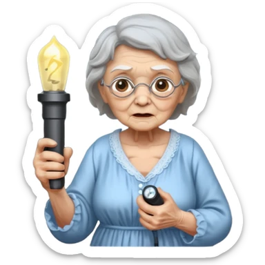 Granny horror game sticker