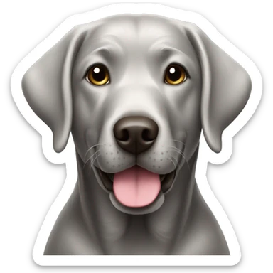 Silver Labrador  sticker