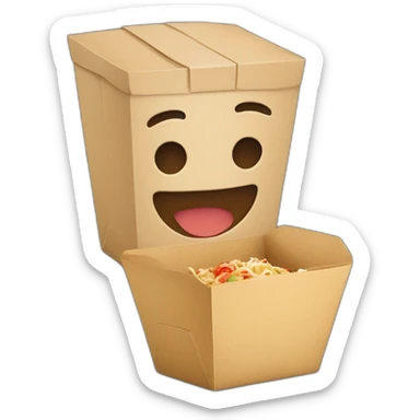 Chinese takeout  sticker