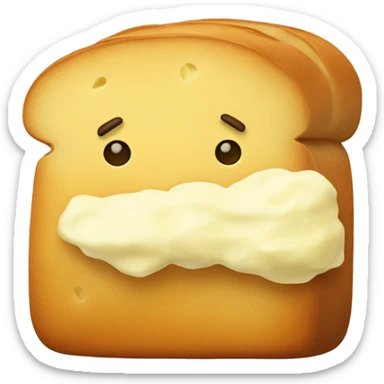 Bread with butter sticker