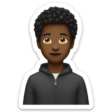 A 13 year old black boy sticker