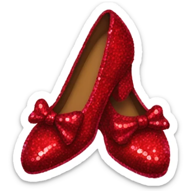 Ruby slippers sticker