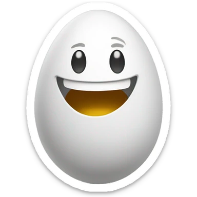 ecstatic egg sticker