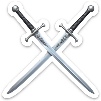 Sword that has the words blade of honor below it sticker