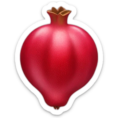 Open pomegranate emoji sticker