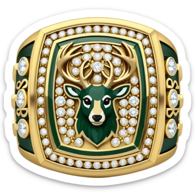 Milwaukee Bucks championship ring sticker