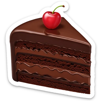 Bolo de chocolate sticker