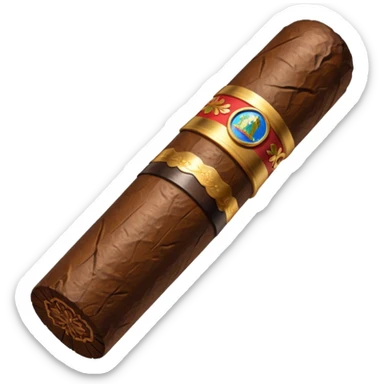 a large maduro cigar sticker