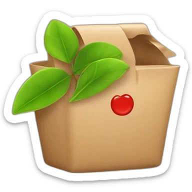 word ecolgie cut with a red line in the middle sticker